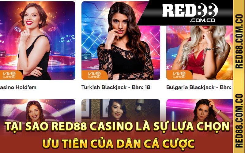 Tại sao Red88 Casino là sự lựa chọn ưu tiên của dân cá cược